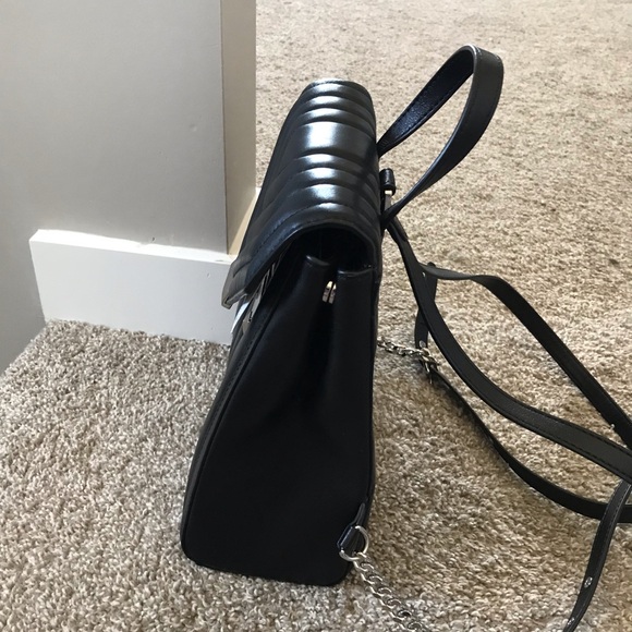 Michael Kors medium size black leather backpack - Picture 3 of 9